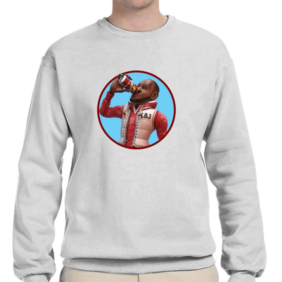 LeBron James – Cranberry Sprite Meme Crew Neck Sweatshirt T-Shirt