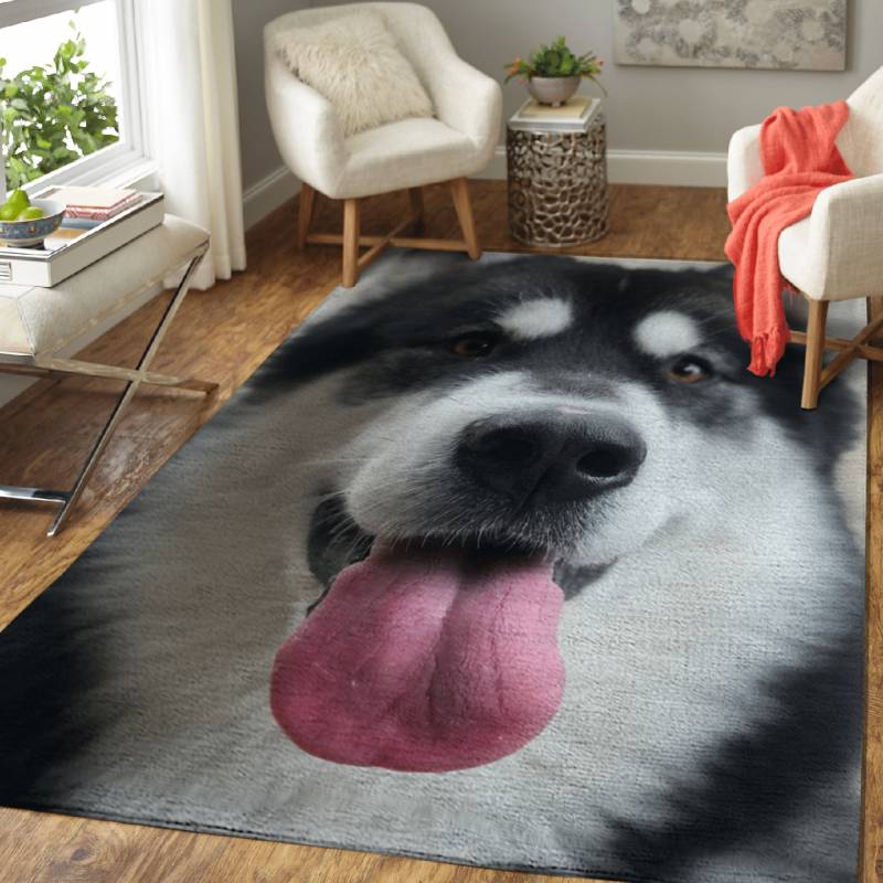 Portrait of a Dog – Animals Area Rug Carpet