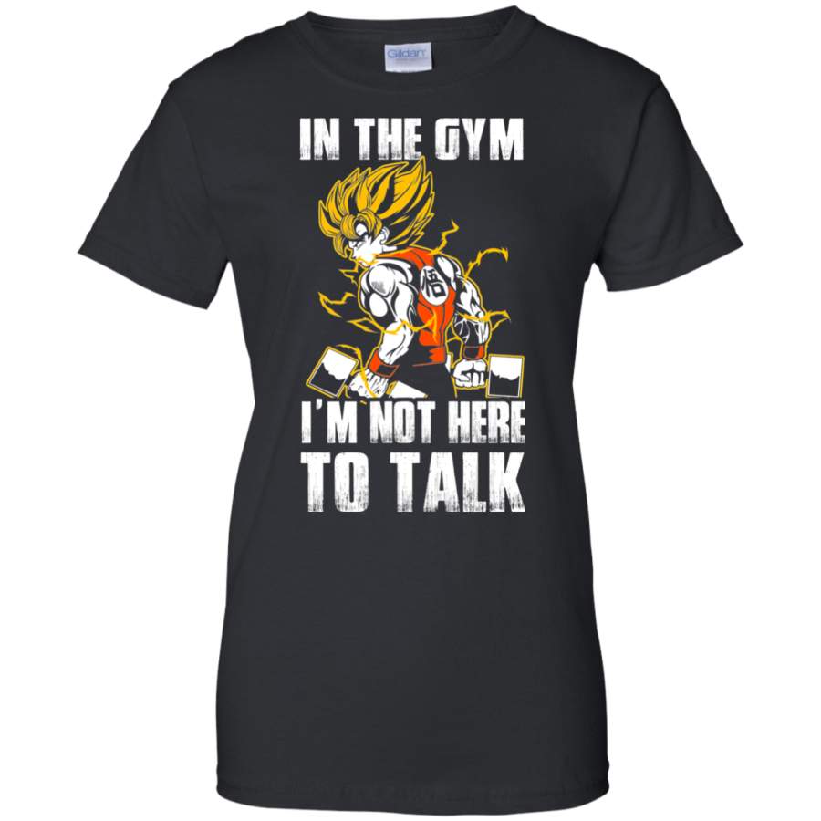 AGR Dragon Ball Z Shirts Women’s Goku’s Gym Train Insaiyan DBZ Workout Shirts