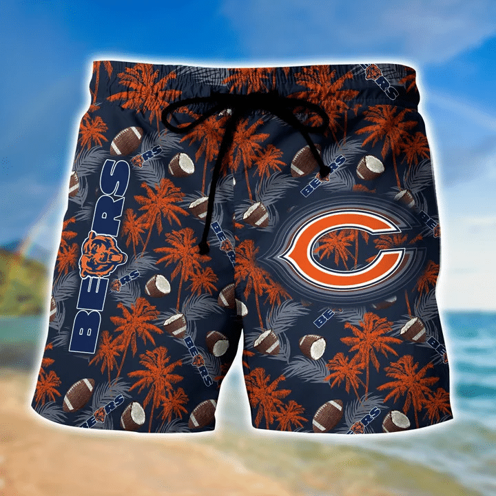 Chicago Bears Ultra Cool Hawaii Shorts Ha106949