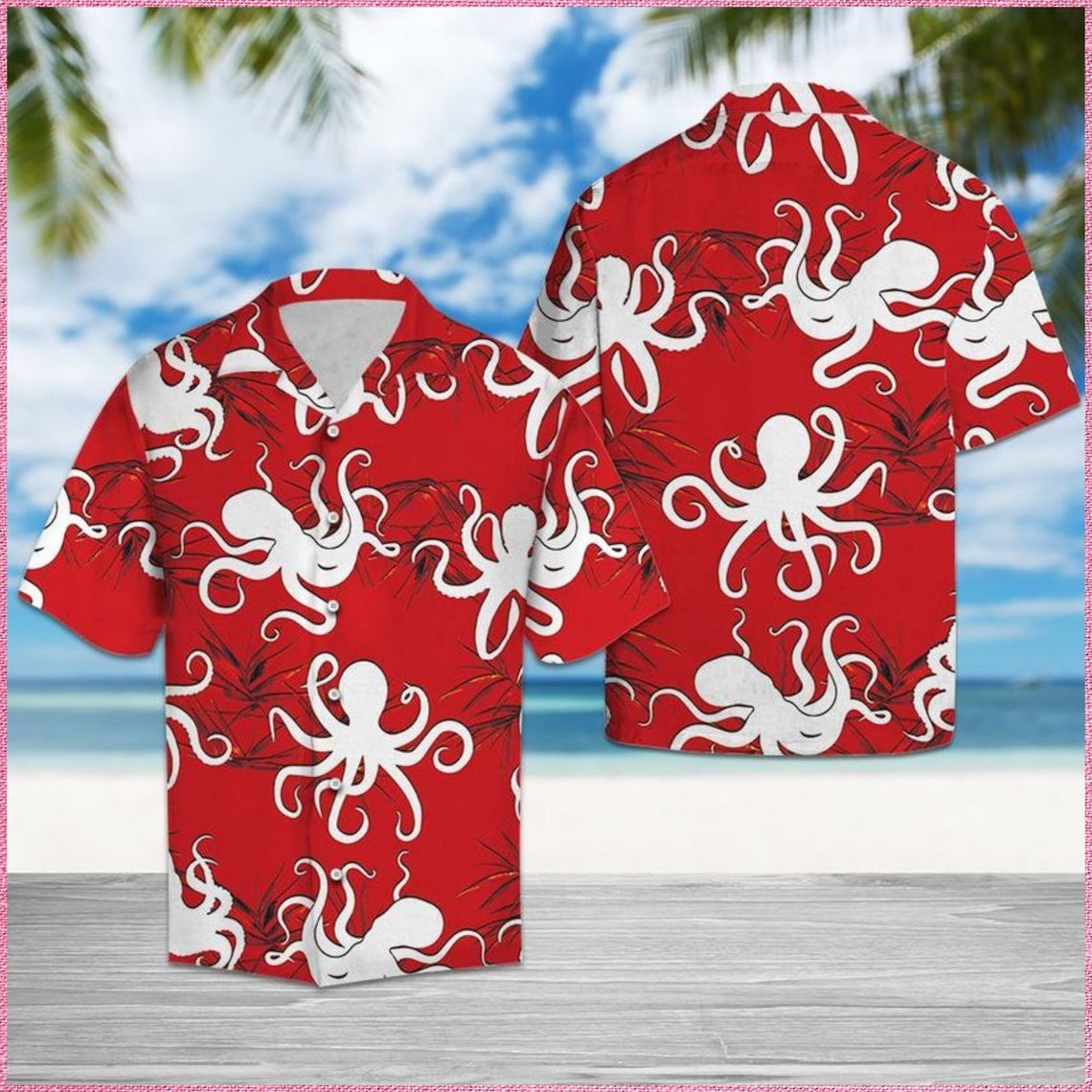 Amazing Octopus Hawaii Shirt Made In Summer Beach Shirts Ha101937