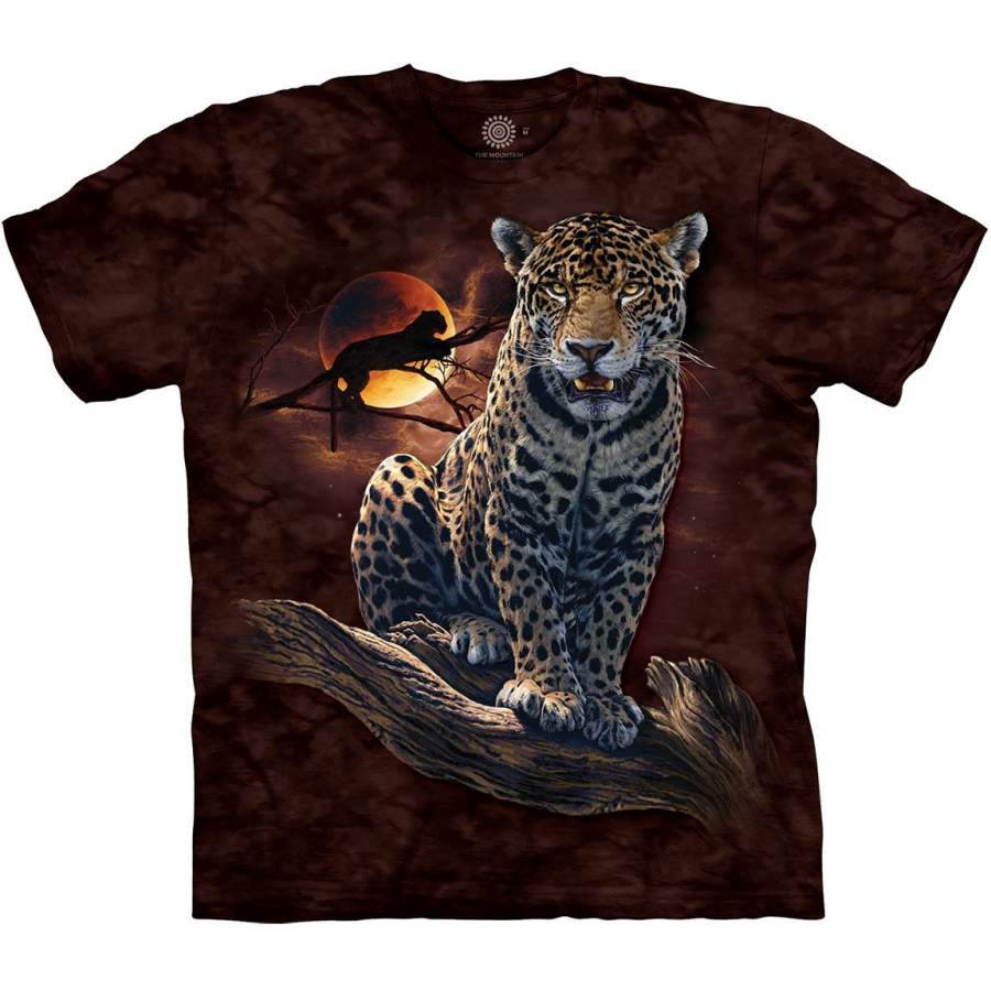 Blood Moon Leopard – Adult Unisex T-Shirt