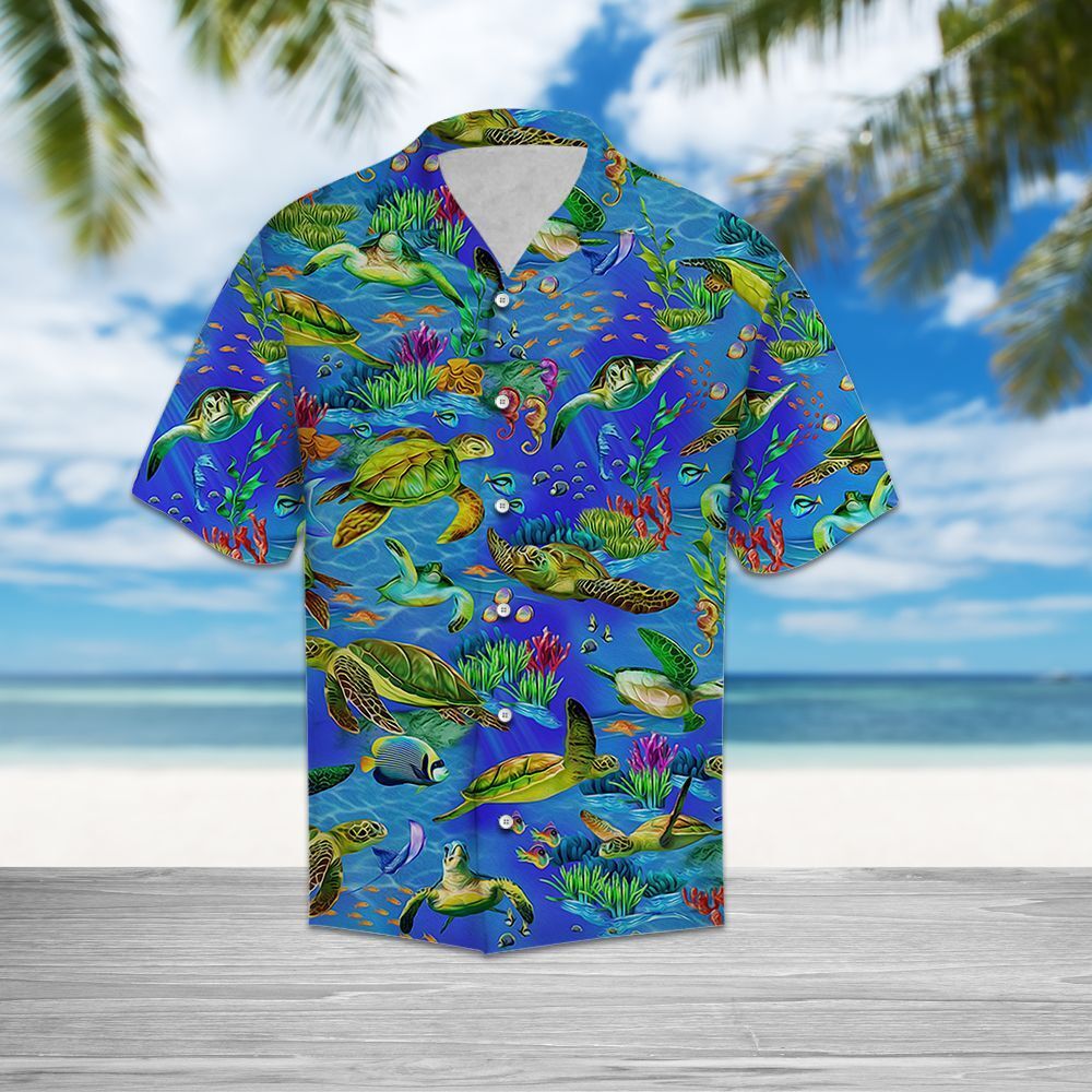 Turtle Beautiful Ocean T0308 – Hawaiian Shirt