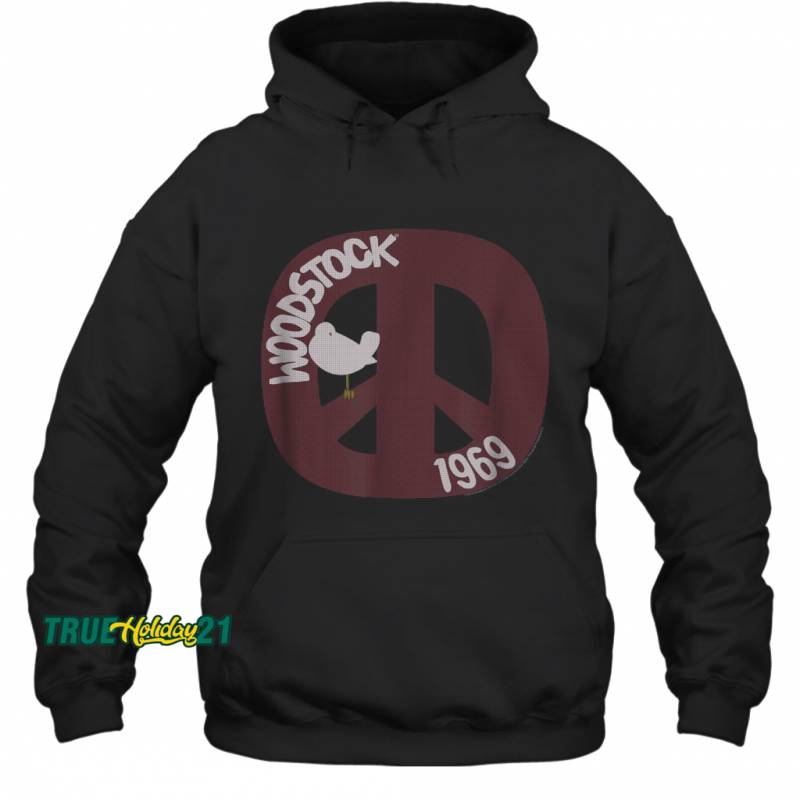 Woodstock  Peace Sign Hoodie