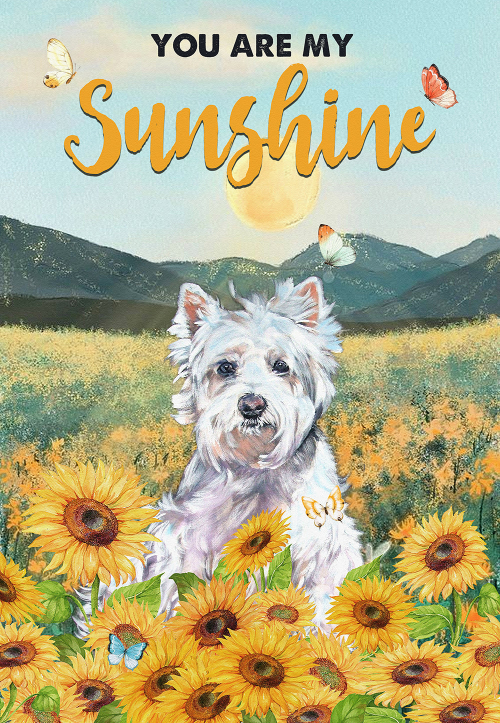 You Are My Sunshine Schnauzer Dog Lover Skitongifts Poster No Frame, Wall Art, Home Decor Mh217