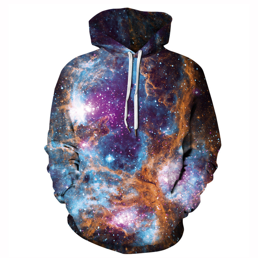 Unisex Galaxy Nebula Star Hoodie