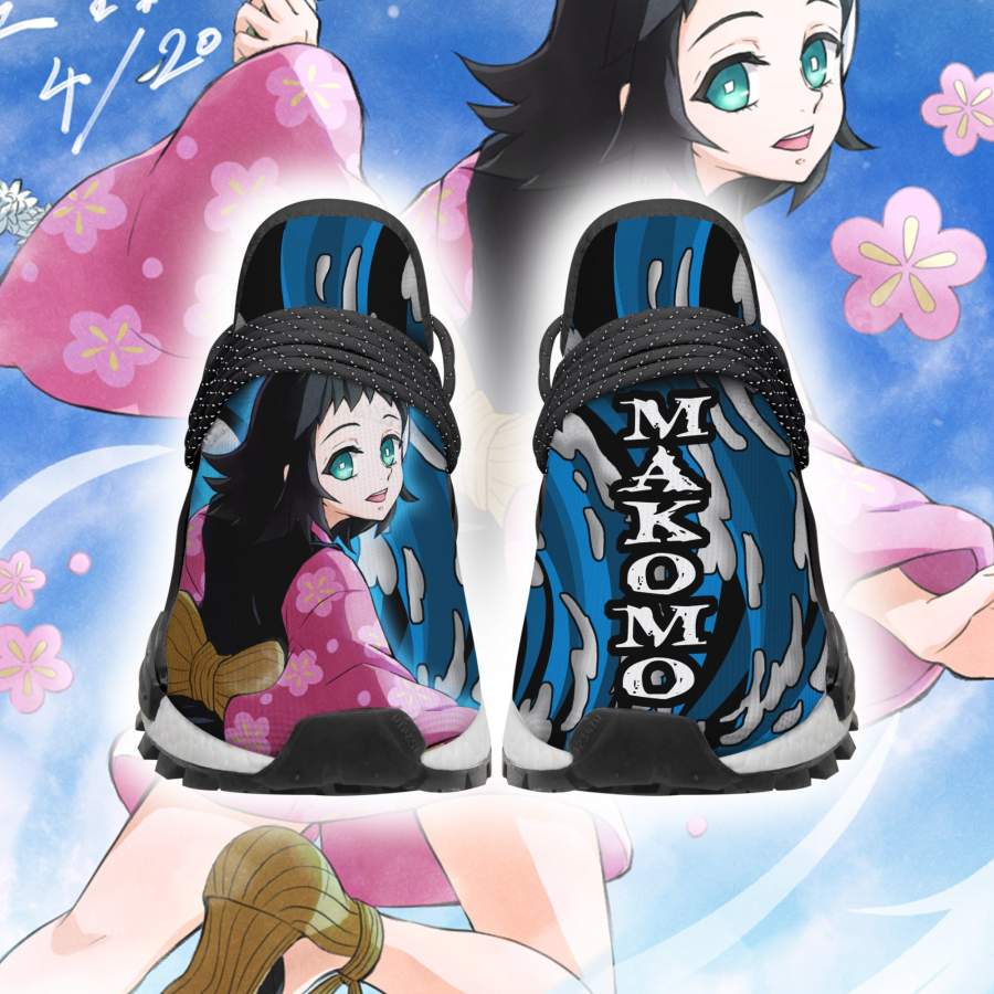 Demon Slayer Shoes Makomo NMD Sneakers Skill Anime Shoes