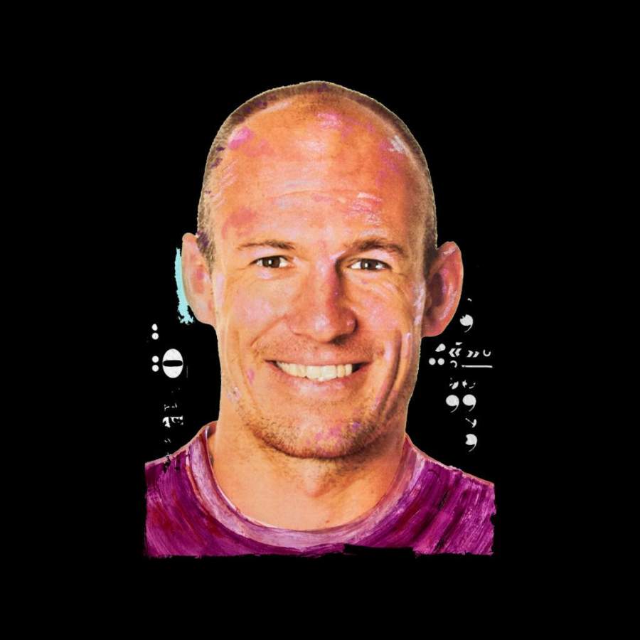 Sidney Maurer Original Portrait Of Footballer Arjen Robben ...