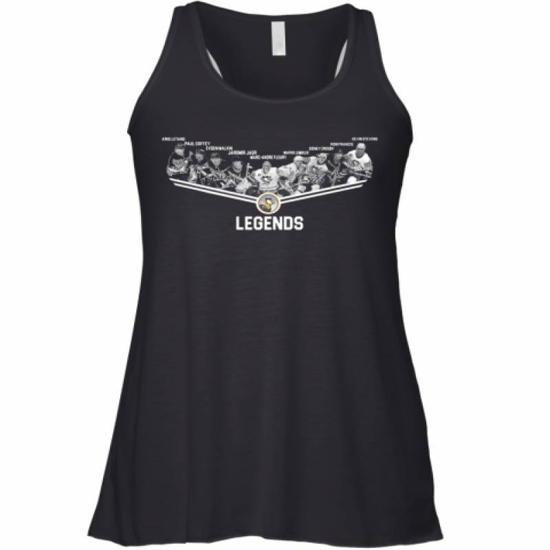 Pittsburgh Penguins Legends Team Player Signature Racerback Tank