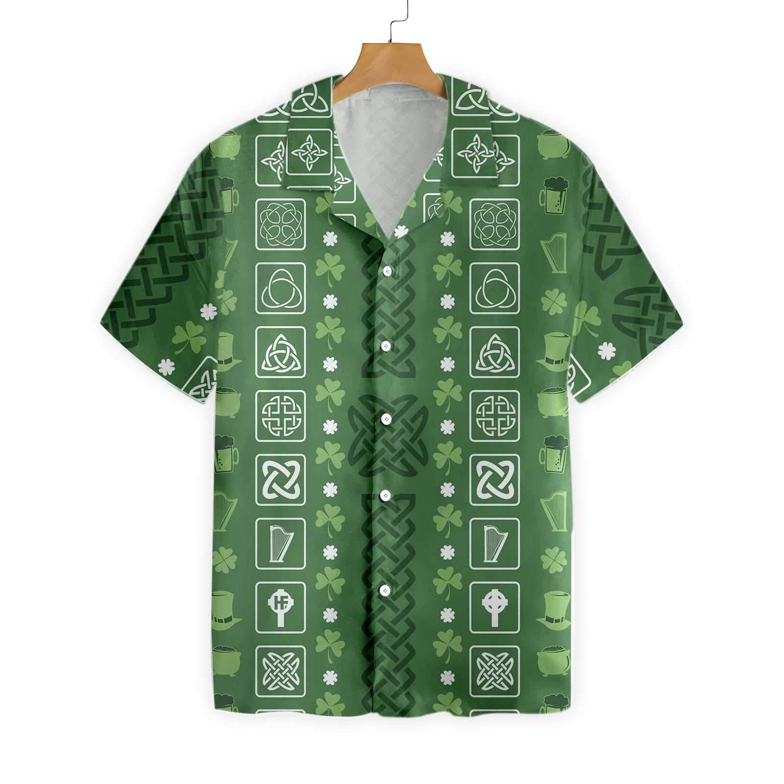 Collection Of Celtic Irish Happy St Day 0701 Hawaii Shirt Ha36356