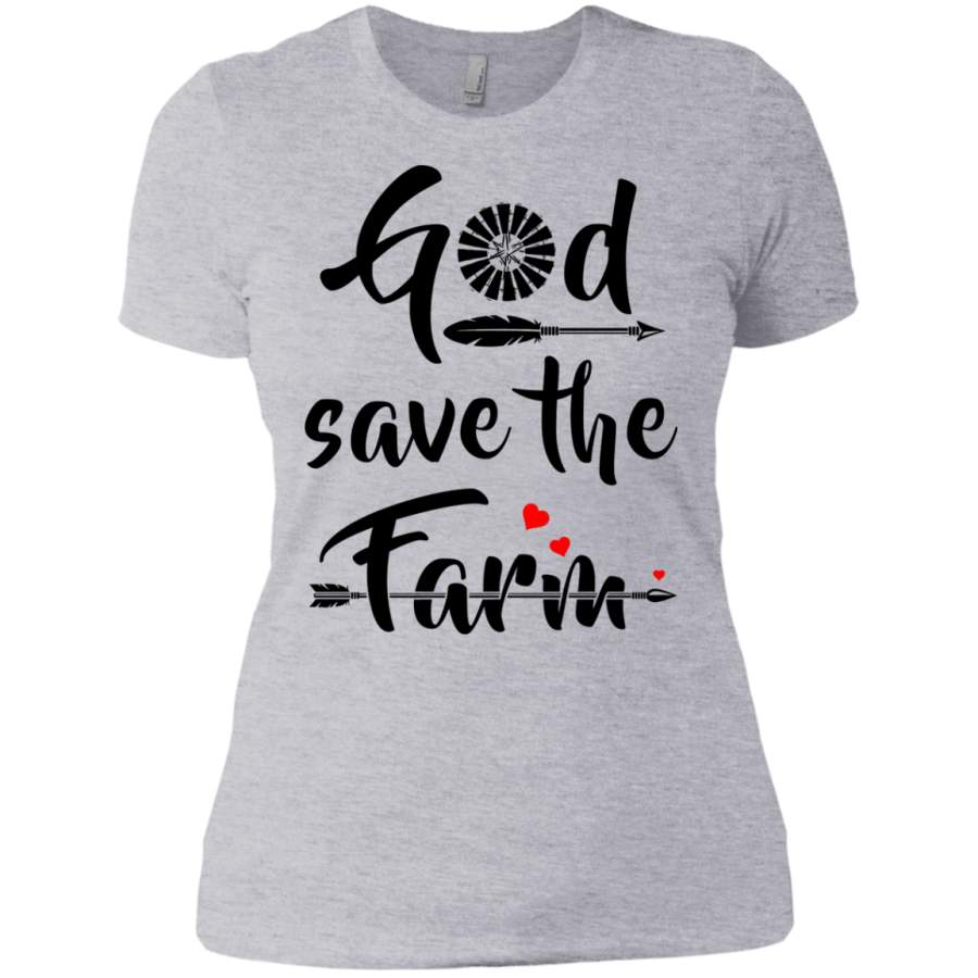 God save the Farm girl T-Shirt