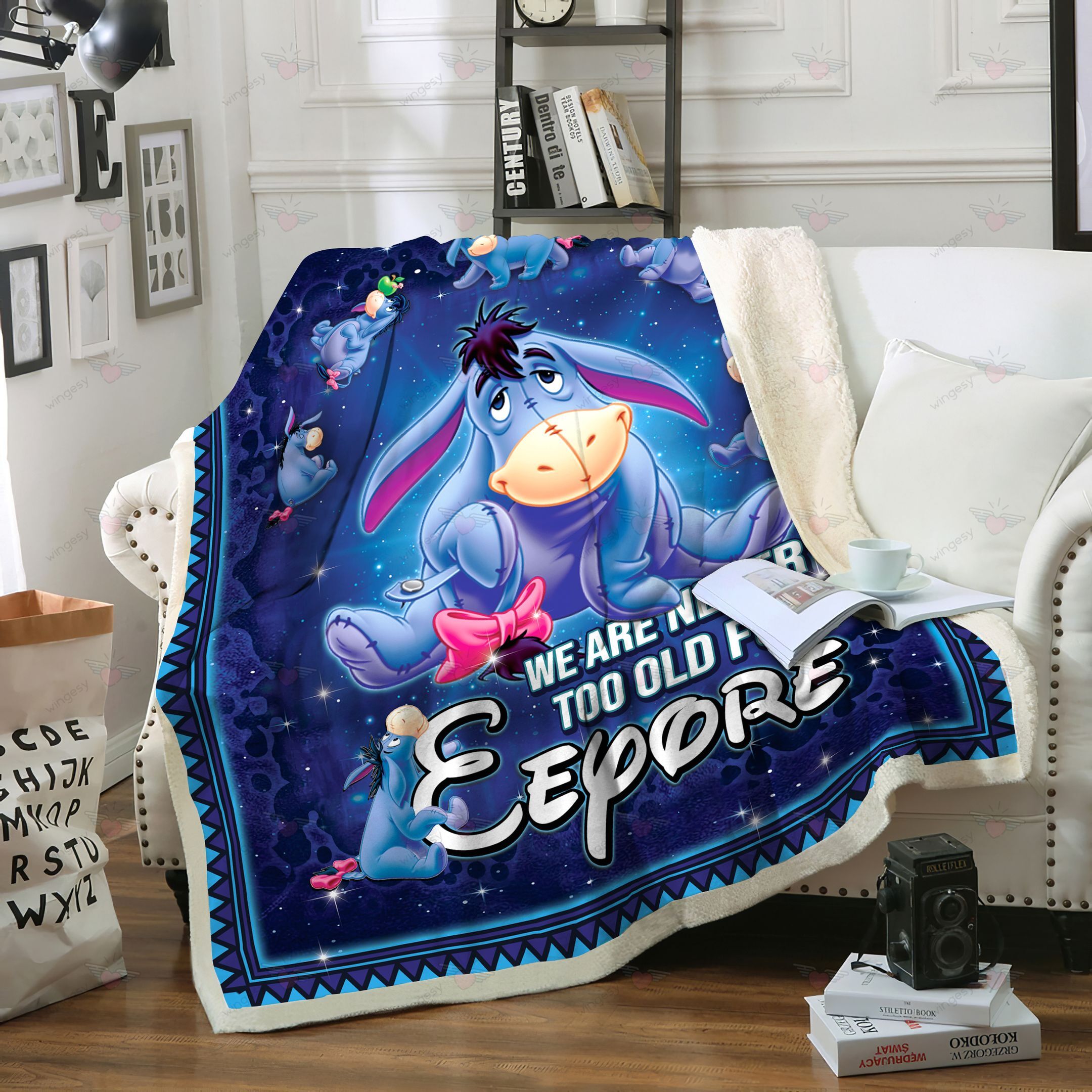 Cartoon Cartoon Never Eeyore Blanket Quilt-QT009030Qa