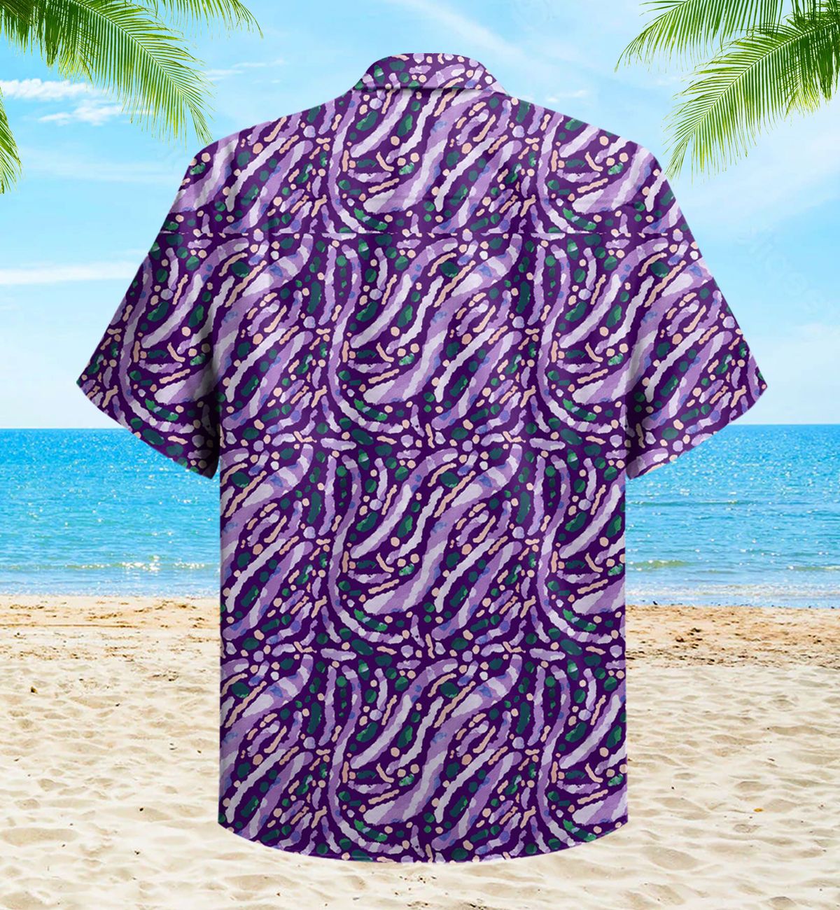 Purple Zebra Hawaii Shirt 34 Ha90994