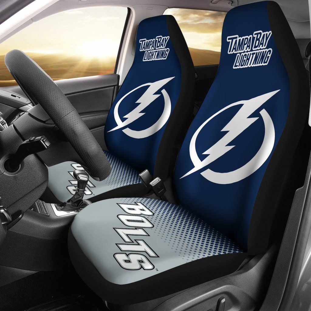 Tampa Bay Lightning Car Seat Covers (Set Of 2)