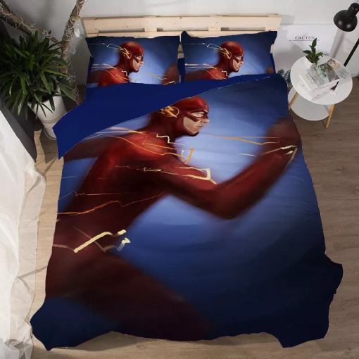 The Flash Barry Allen 2 Duvet Cover Pillowcase Home Decor 3D Bedding Set 1995