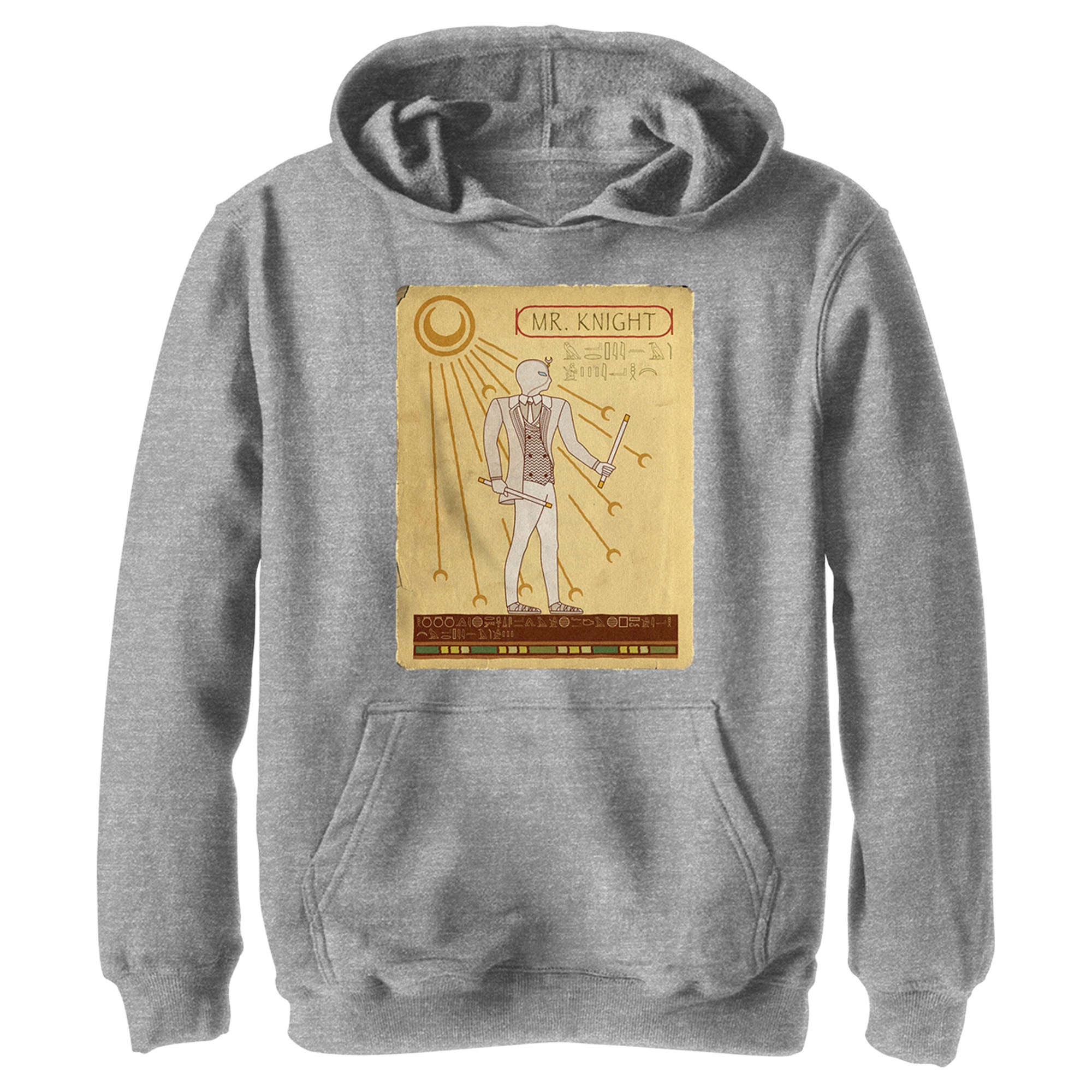 Boy’S Marvel: Moon Knight Ancient Egyptian Mr. Knight Portrait Pull Over Hoodie