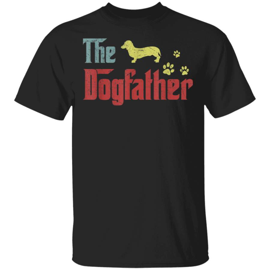 Vintage Dachshund The Dogfather Dachshund TShirt TShirt