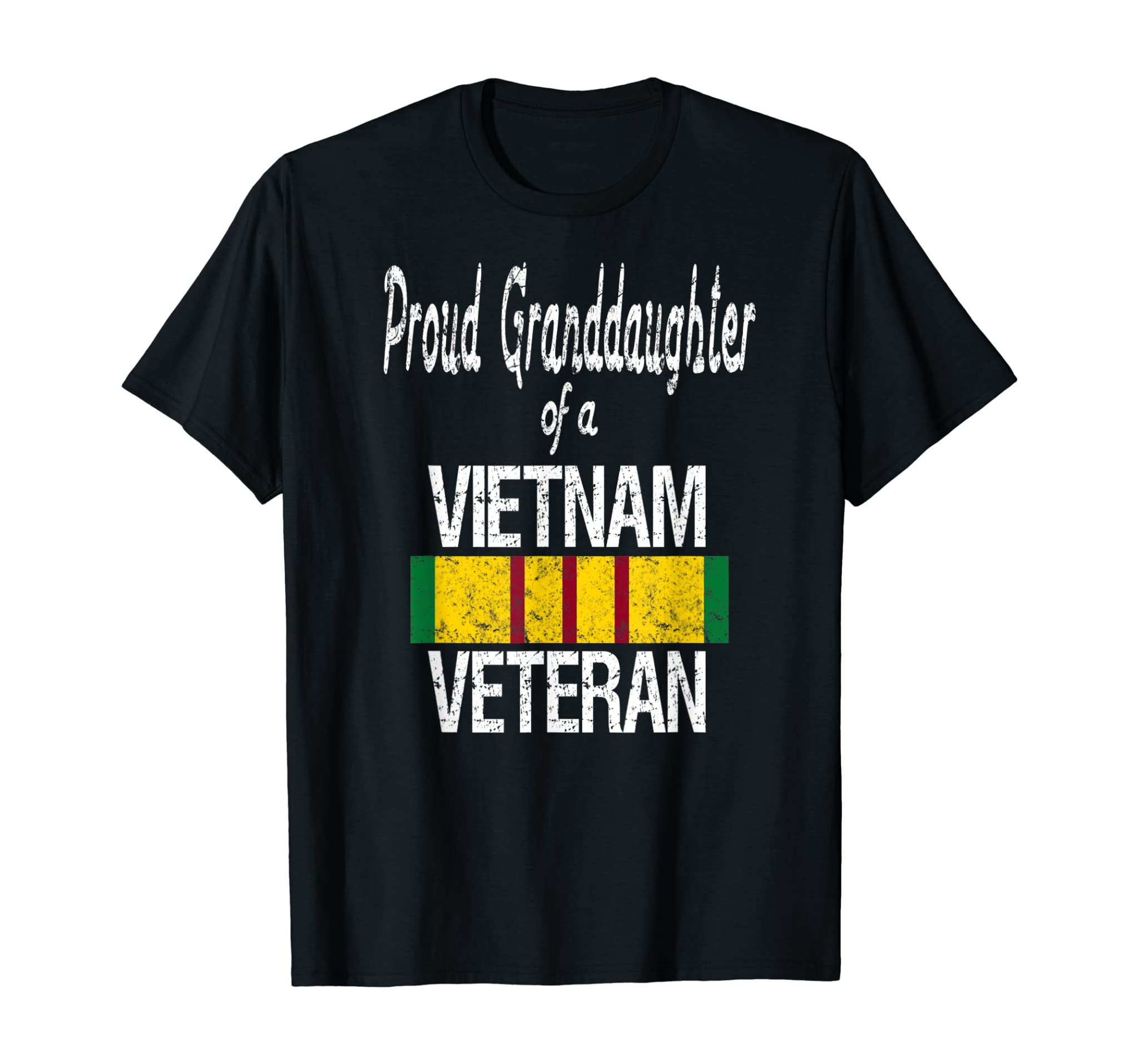 Us Military Family – Proud Granddaughter A Vietnam Veteran T-Shirt