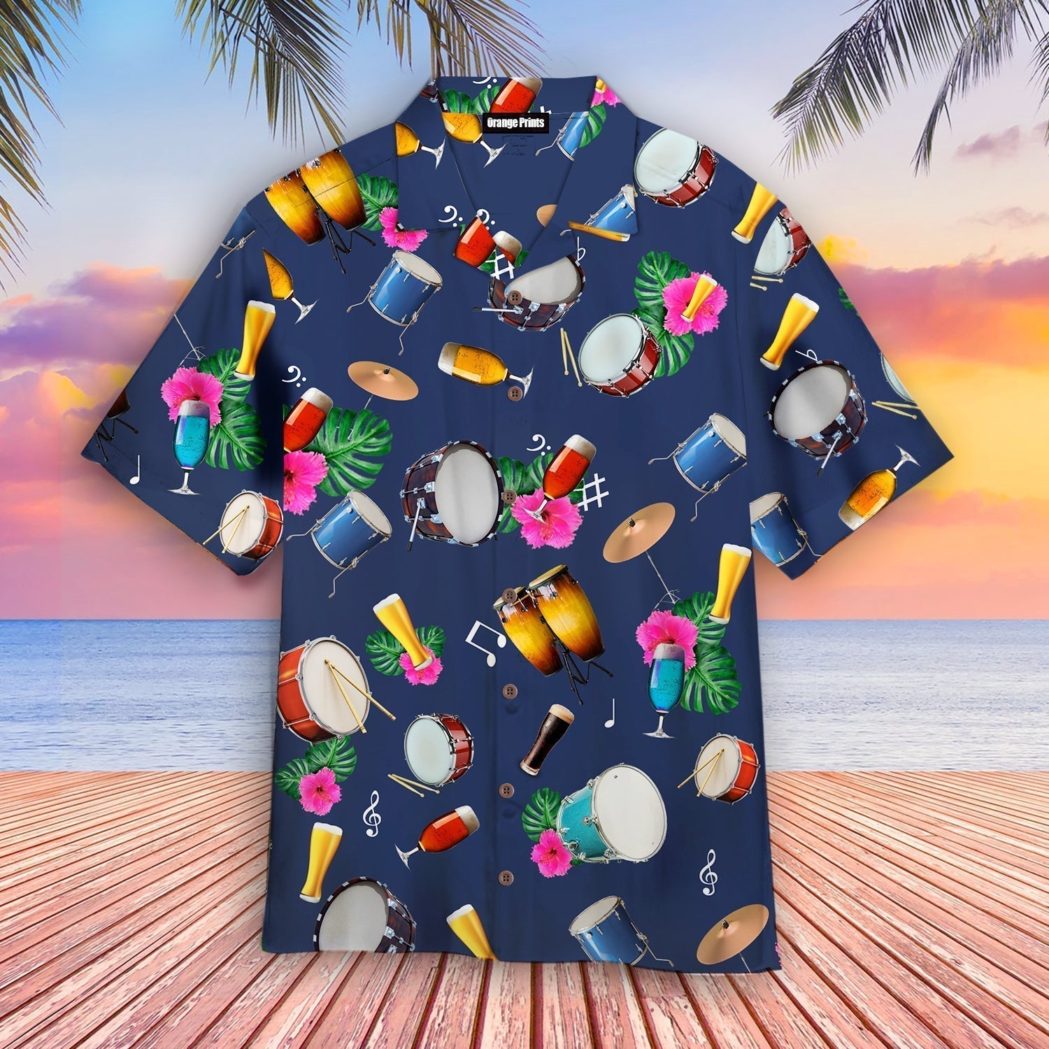 Drum Aloha Hawaii Shirt For Men Women Ha61035