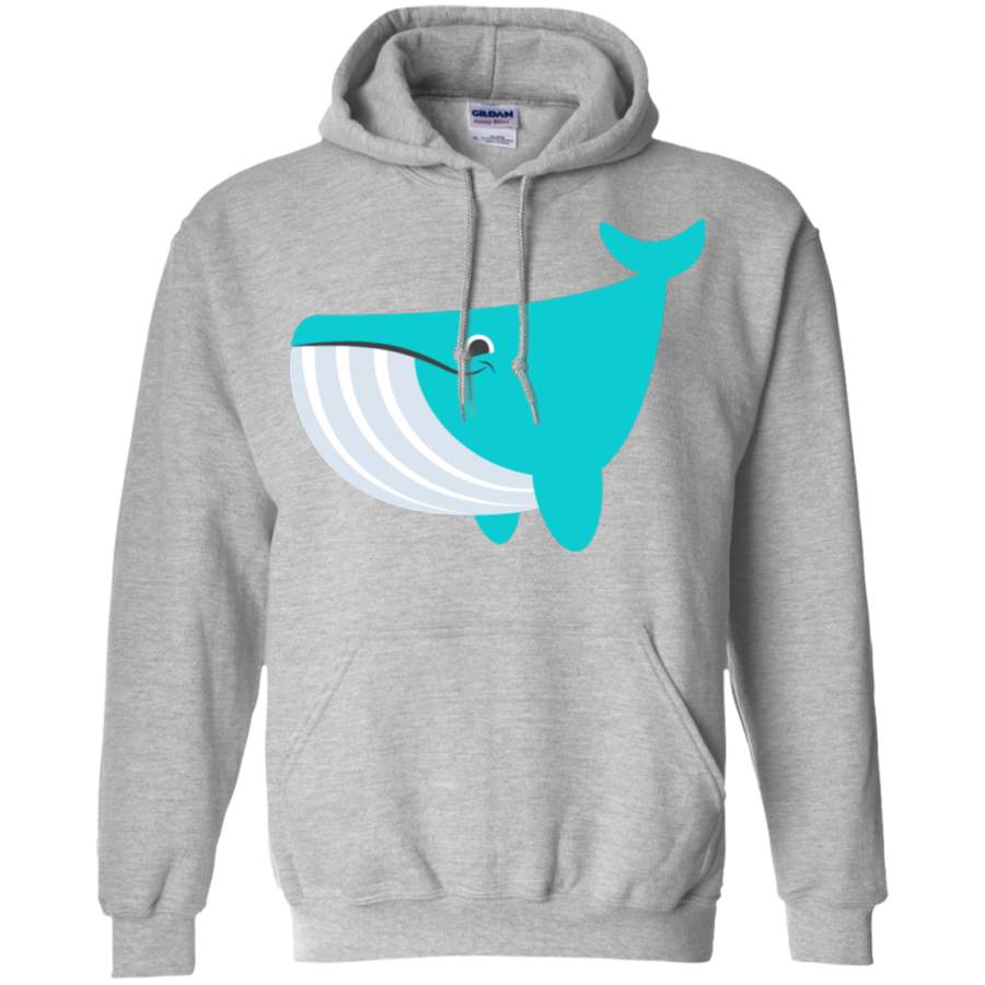 Whale Emoji Hoodie