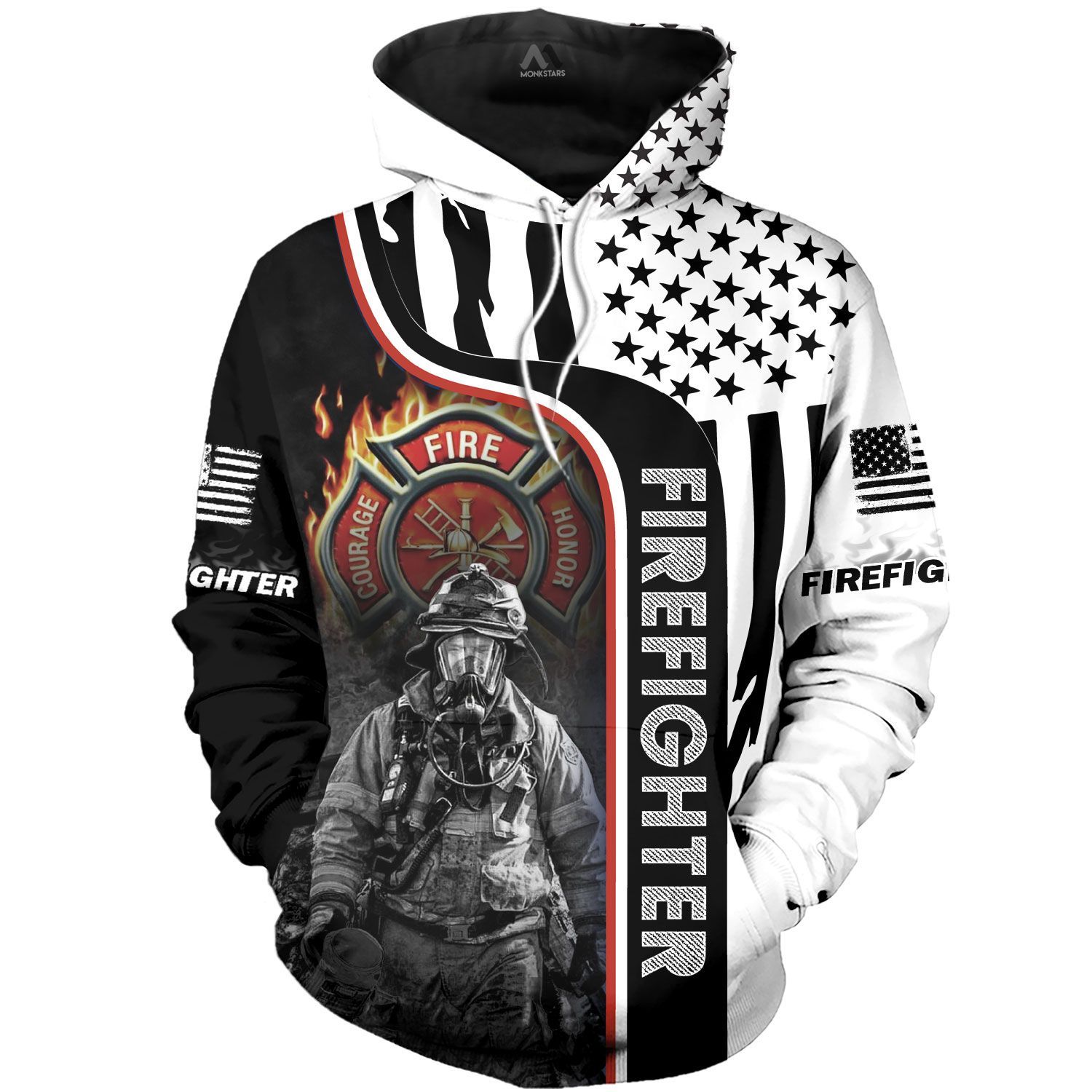 Firefighter 3D Hoodie Style 03 – Moracat Shop