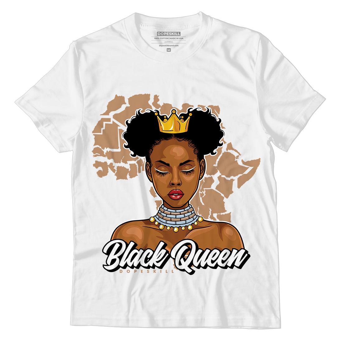 JD 6 Low Chinese New Year Dopeskill T-Shirt Black Queen Graphic