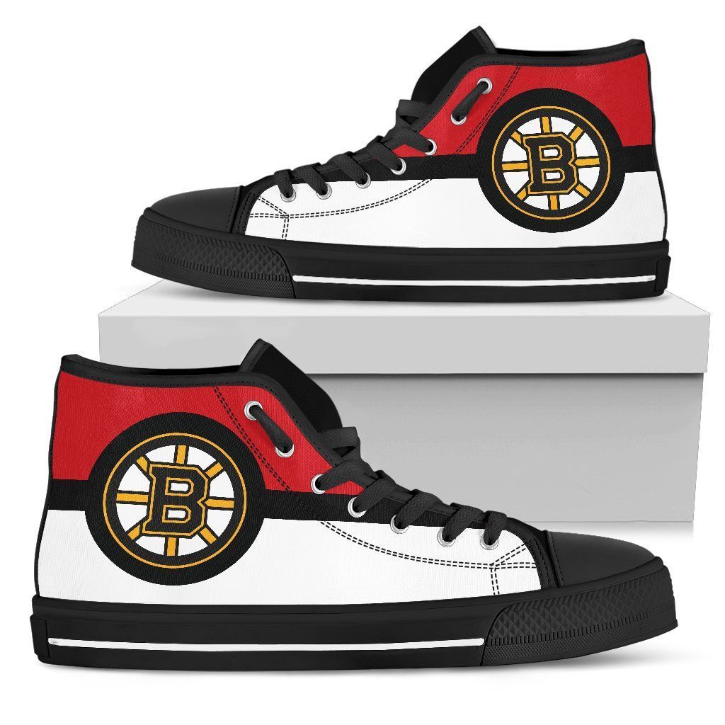 Logo Boston Bruins High Top Shoes