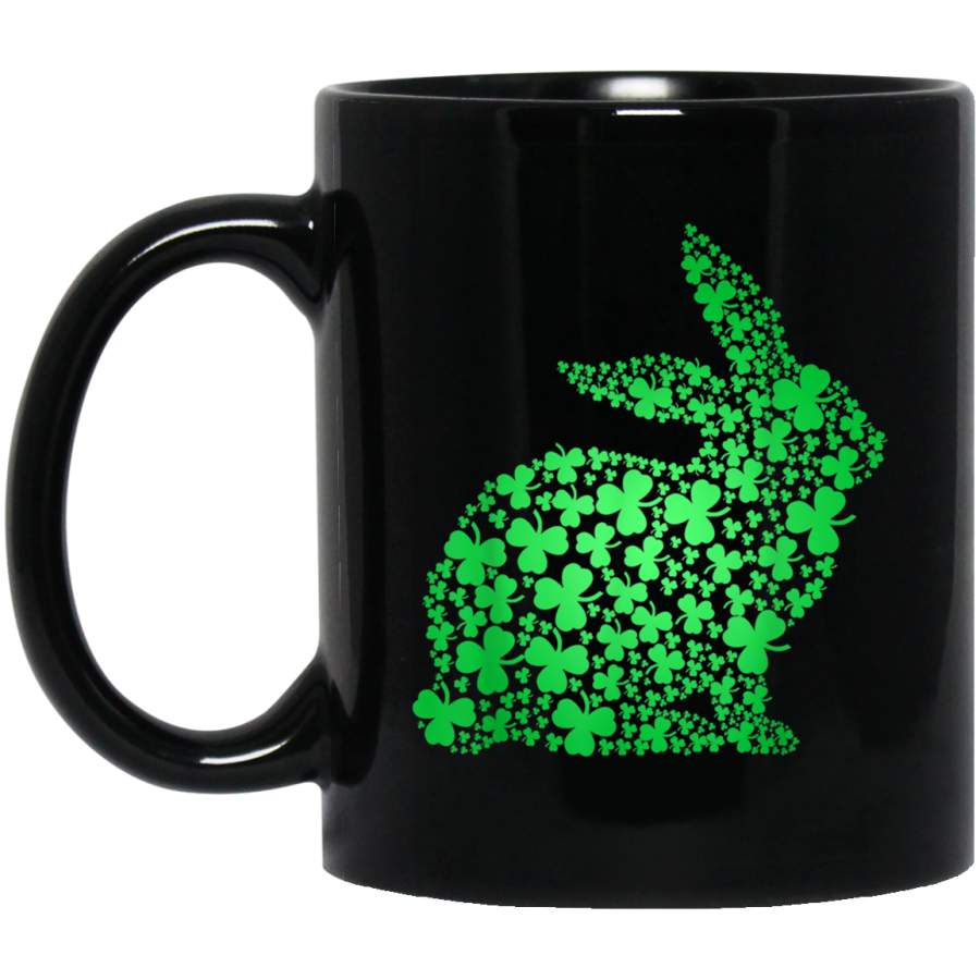 Irish Shamrock Bunny Saint StPatricks Paddys Day Gift Mug