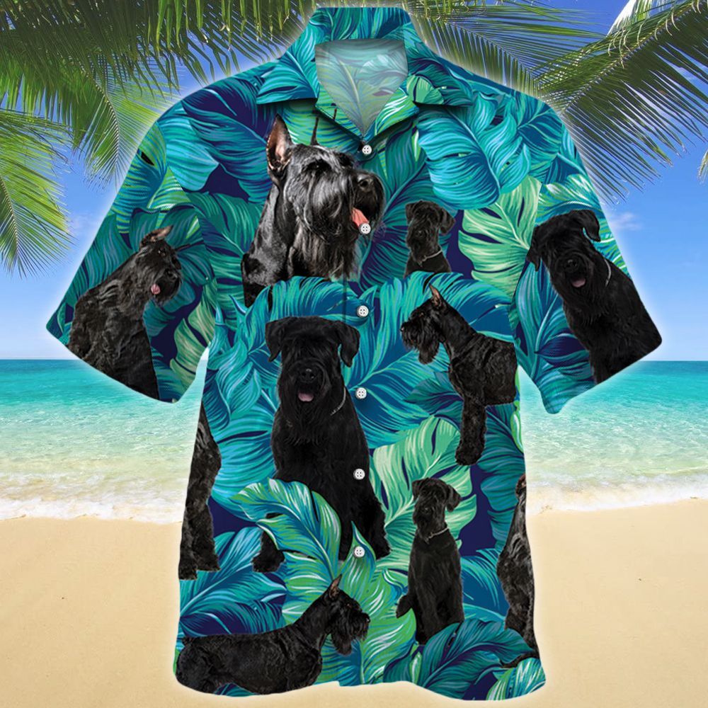 Giant Schnauzer Dog Lovers Hawaiian Shirt Ha76321