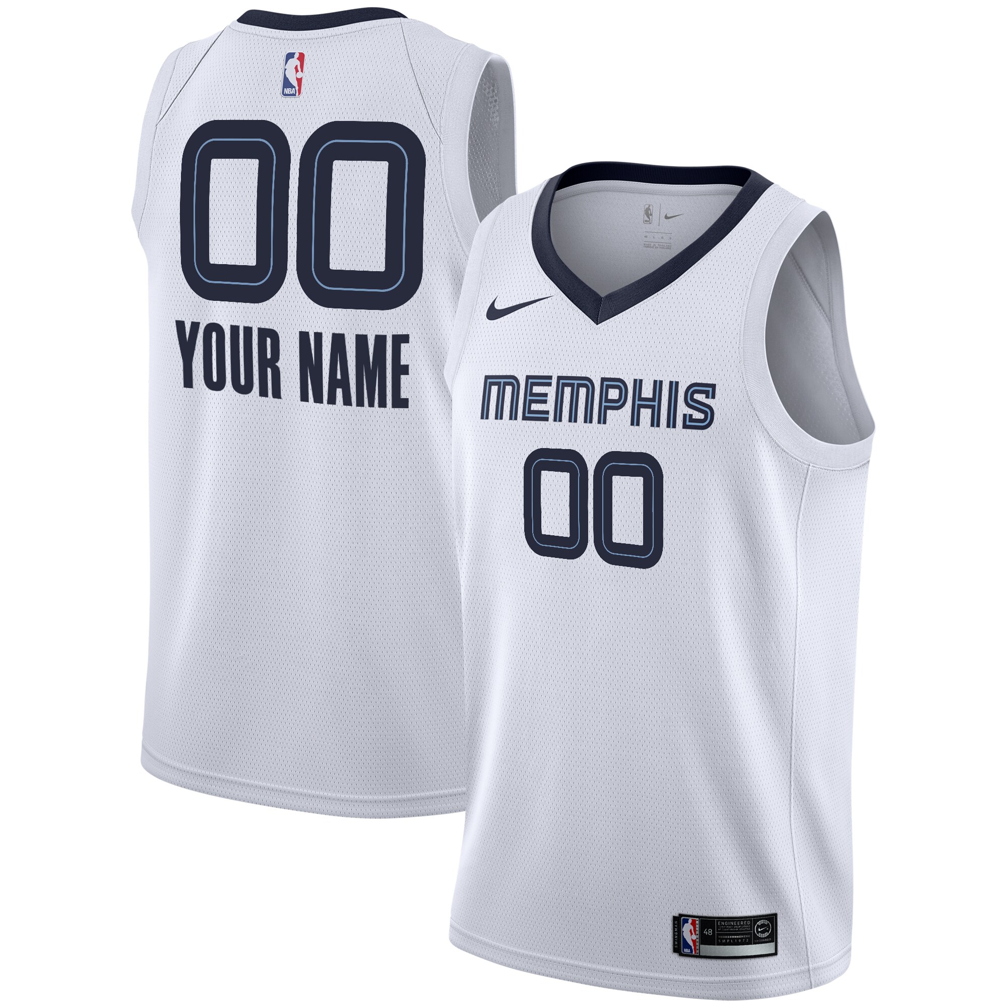 Memphis Grizzlies Association Swingman Jersey – Custom – Youth