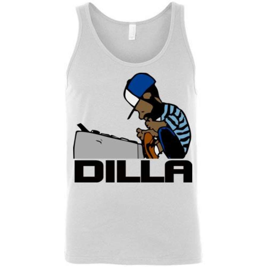 J Dilla, Jay Dee,Slum Village, Detroit, Hip Hop, Beatmaker, v1a, Canvas Unisex Tank T-Shirt