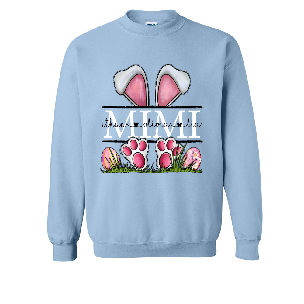 Mimi Bunny Easter Day With Grandkids Th Sweatshirt