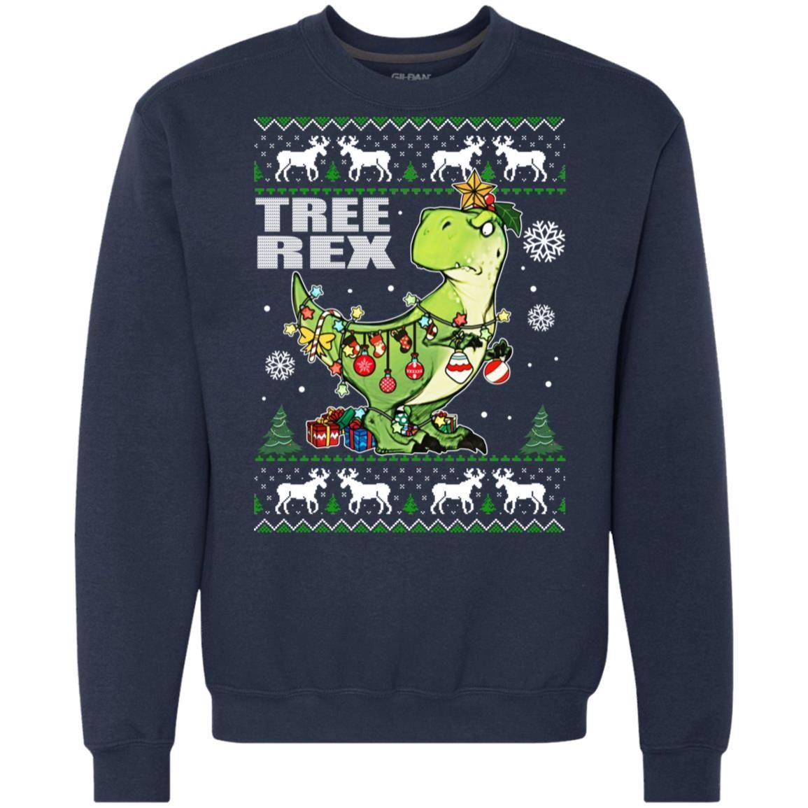 T-Rex Tree Rex Christmas Sweater – Taxas Trend Shop