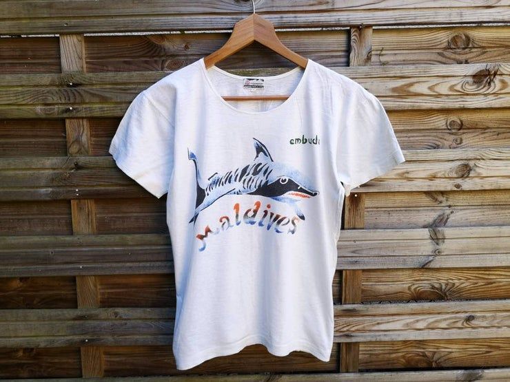 50S 60S Vintage Shark Souvenir Shirt