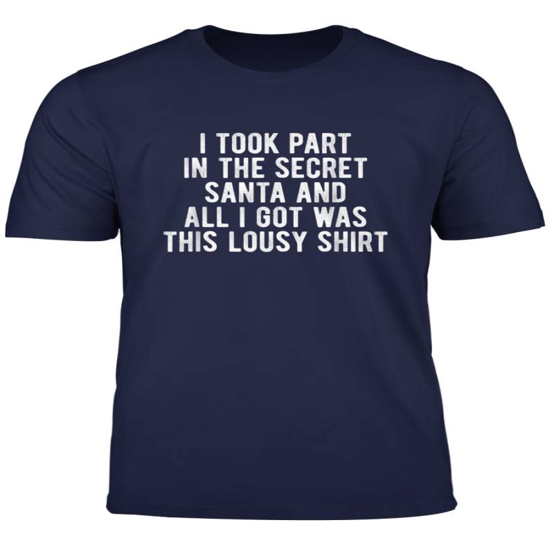 Funny Secret Santa White Elephant Gift Exchange Lousy T Shirt