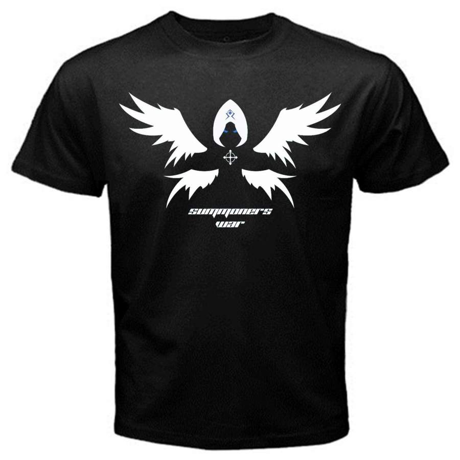 Archangel Summoner War Ariel Male Tshirt Black