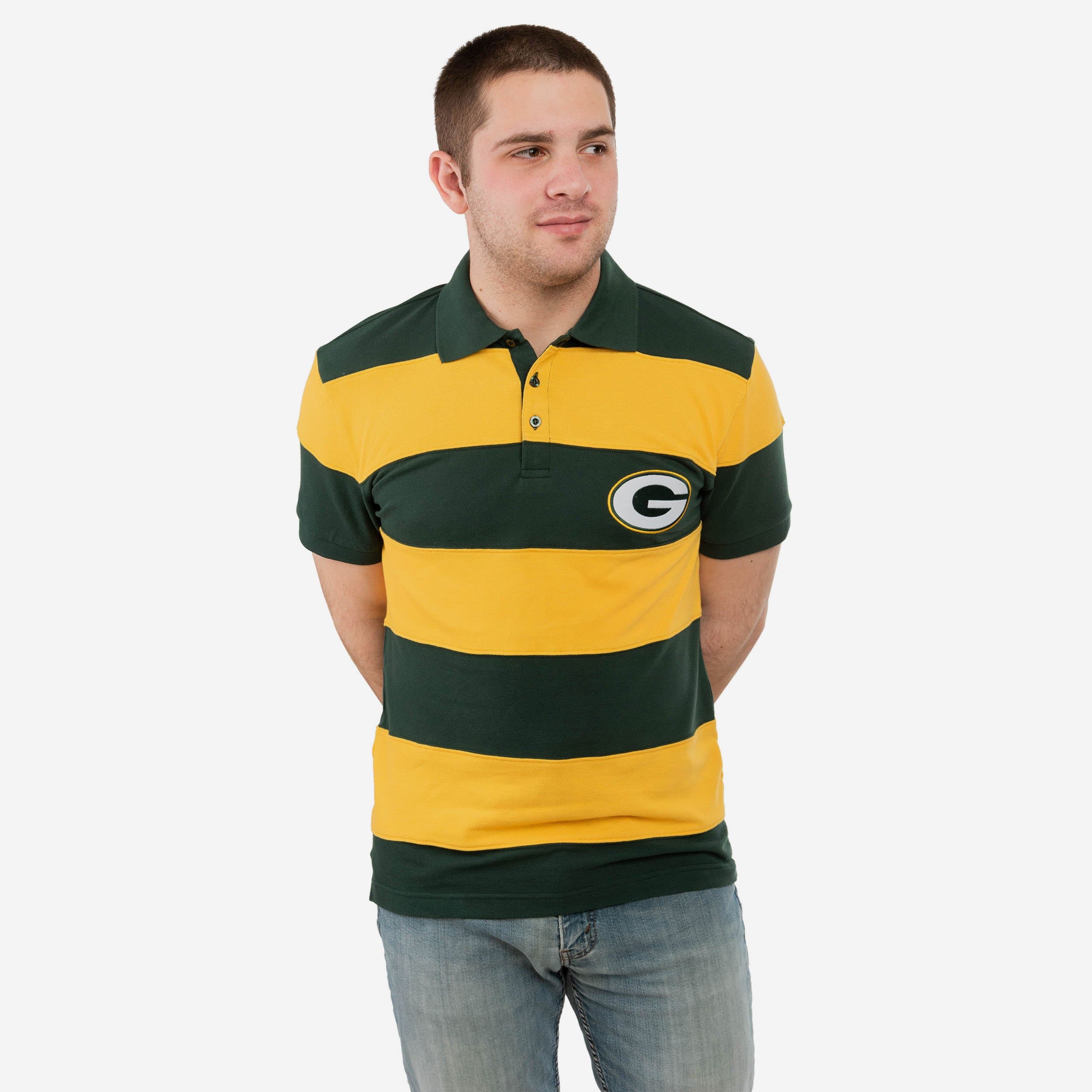 Green Bay Packers Rugby Stripe Polo