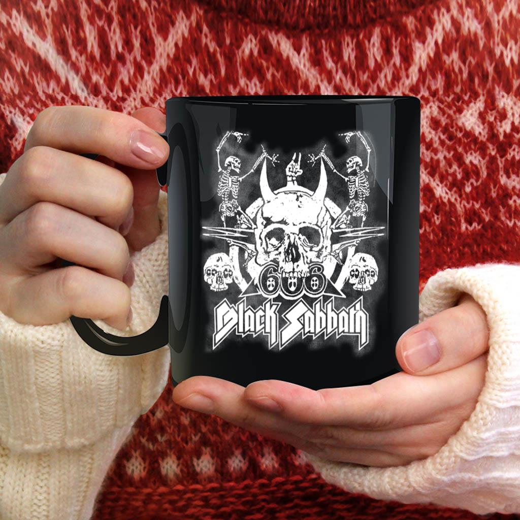 Black Sabbath Official Vintage Dancing Skeletons Mug