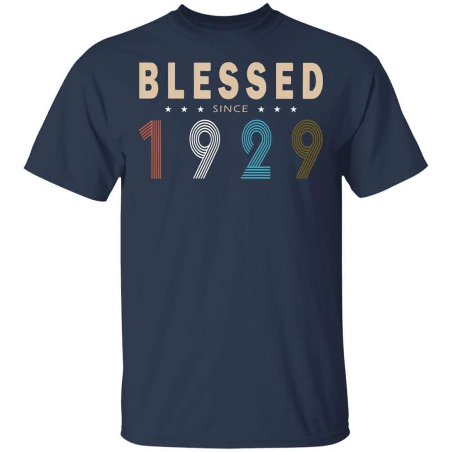 Blessed since 1929 Birthday 90 Years Old Vintage Coffee Mug Unisex Men Women Tshirt