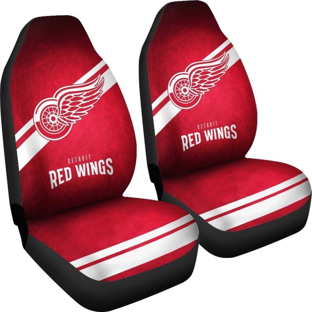 Detroit Red Wings Lph Car Seat Cover (Set Of 2) Ver 2