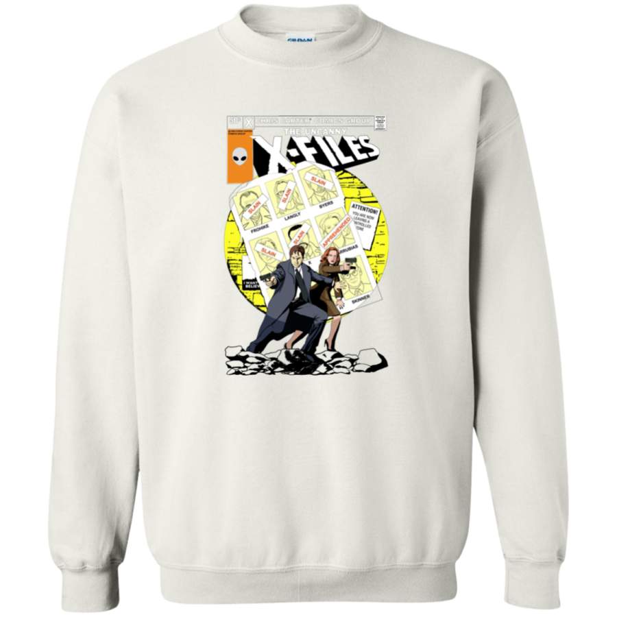 AGR The Uncanny X-Files Crewneck Pullover Sweatshirt