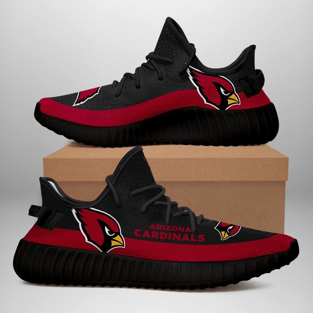 Arizona Cardinals Unisex Sneaker Football Custom Shoes Arizona Cardinals Yeezy Boost 350