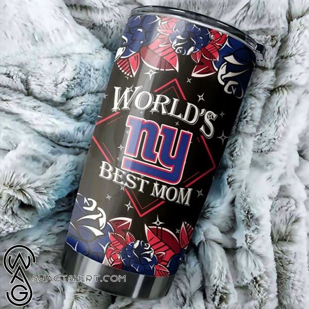 New York Giants World’S Best Mom All Over Print Steel Tumbler