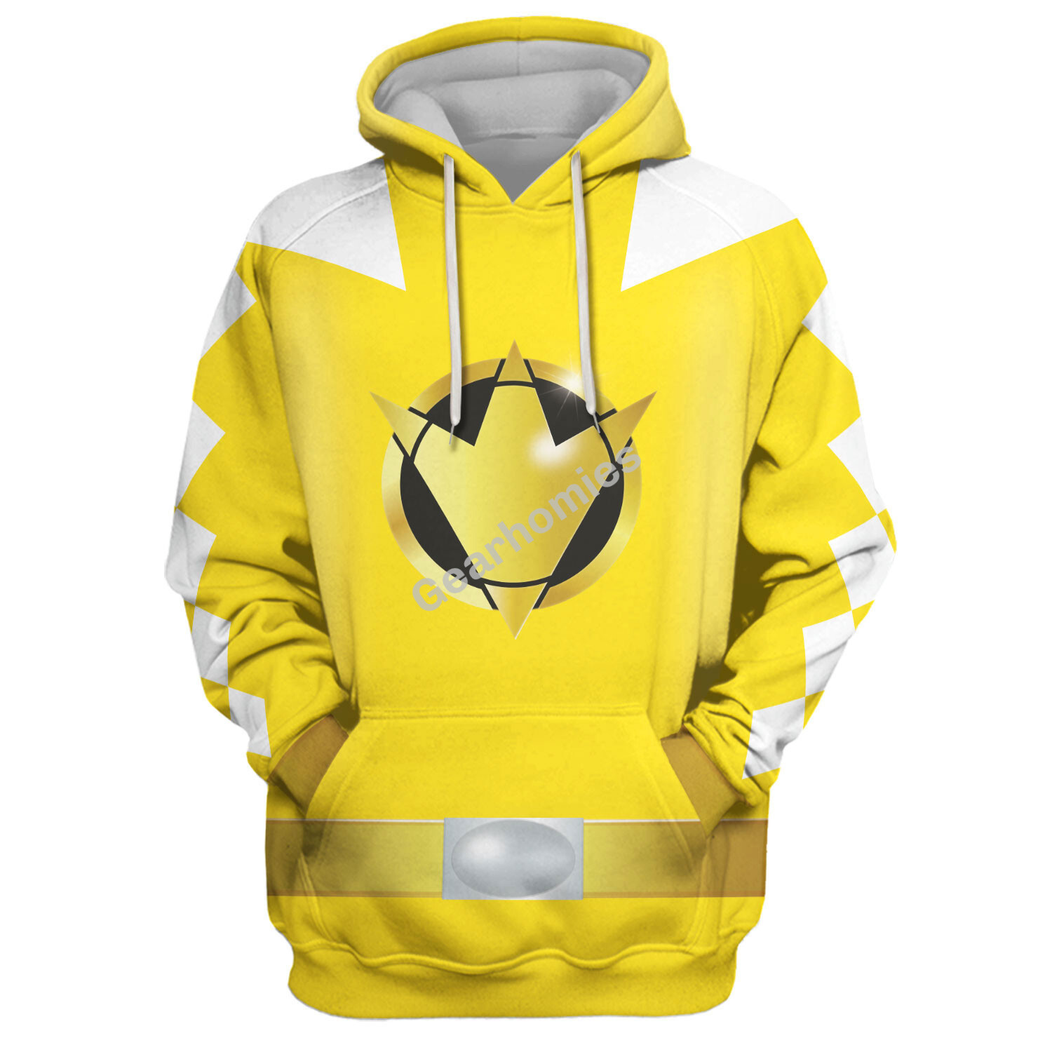 Unisex Tracksuit Hoodies Dino Thunder Yellow Ranger 3D Costumes – Fit ...