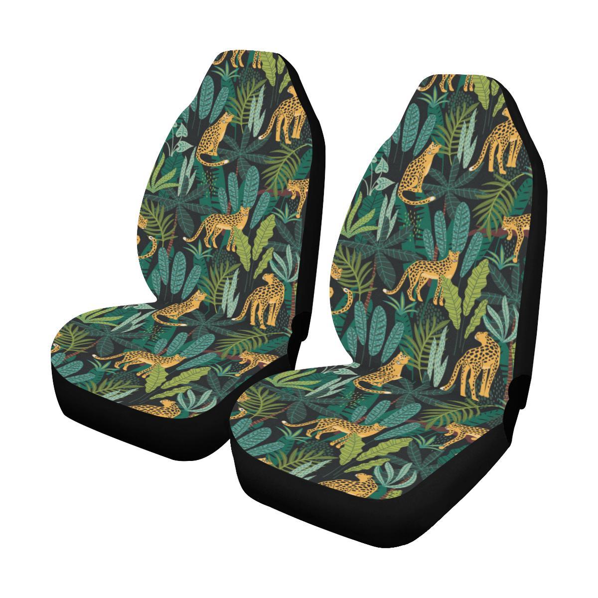 Jaguar Jungle Pattern Print Design 03 Universal Fit Car Seat Covers