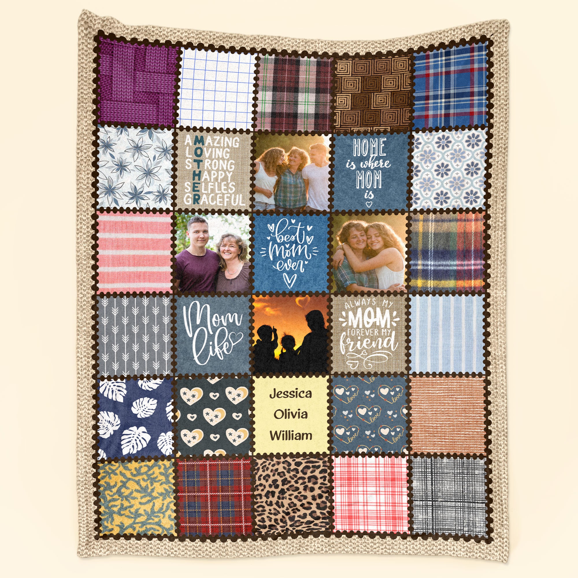 You Are The Best Mom – Personalized Blanket