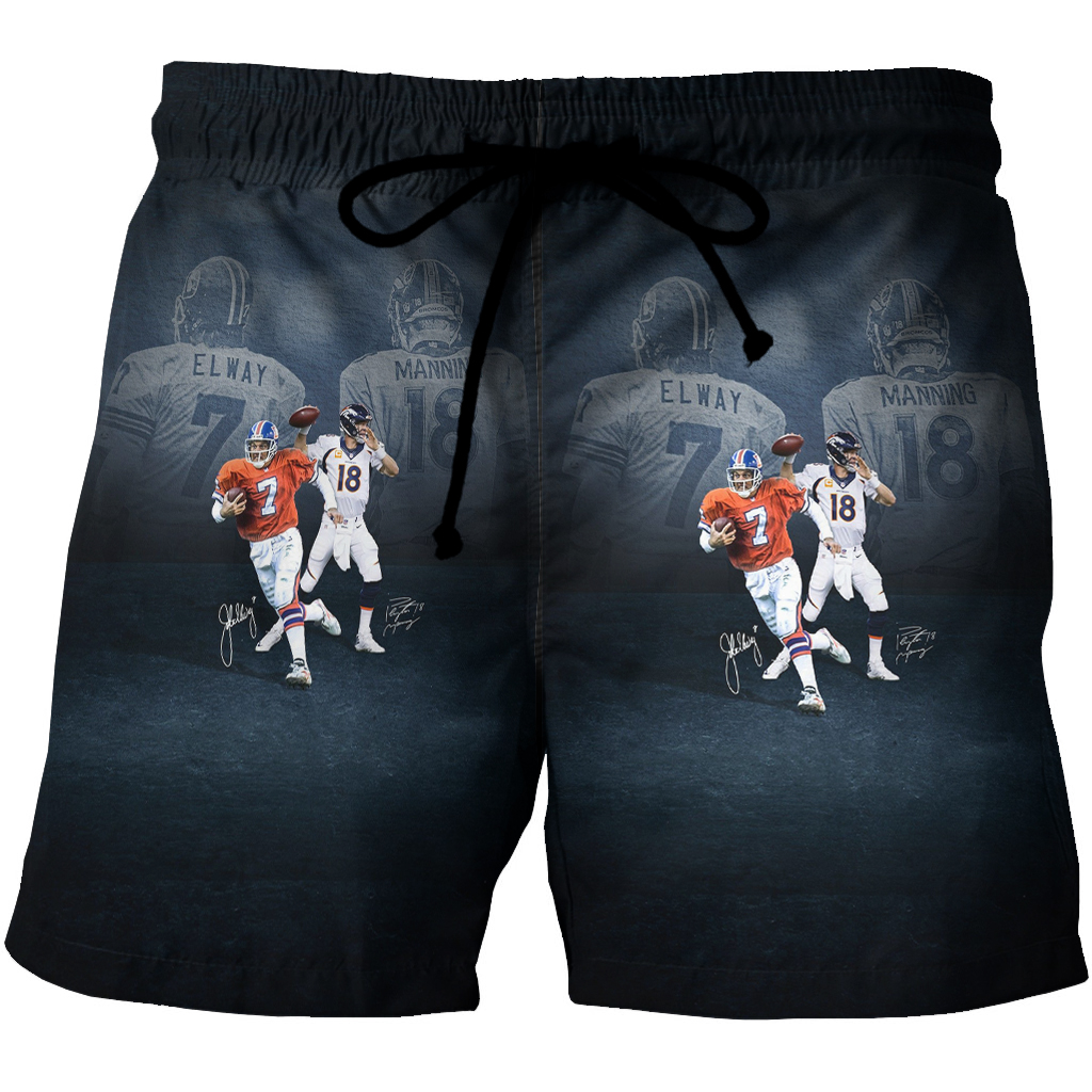 Denver Broncos All Players2 3D All Over Print Summer Beach Hawaiian Short