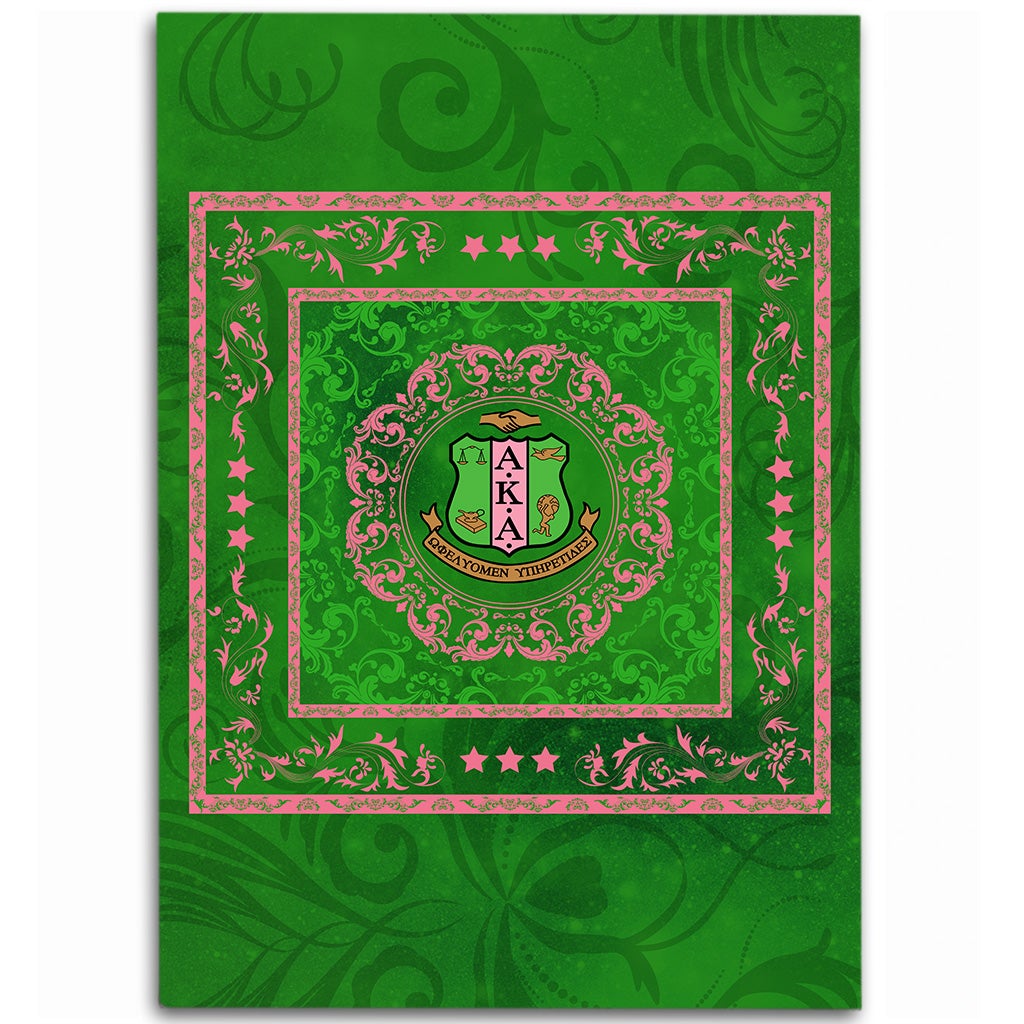 Wonderprintarea Rug Alpha Kappa Alpha Area Rug Fancy Style Lt10