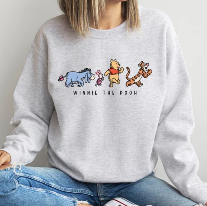 Winnie The Pooh And Friends Disney Sweatshirt Disneyworld Shirt Outfit