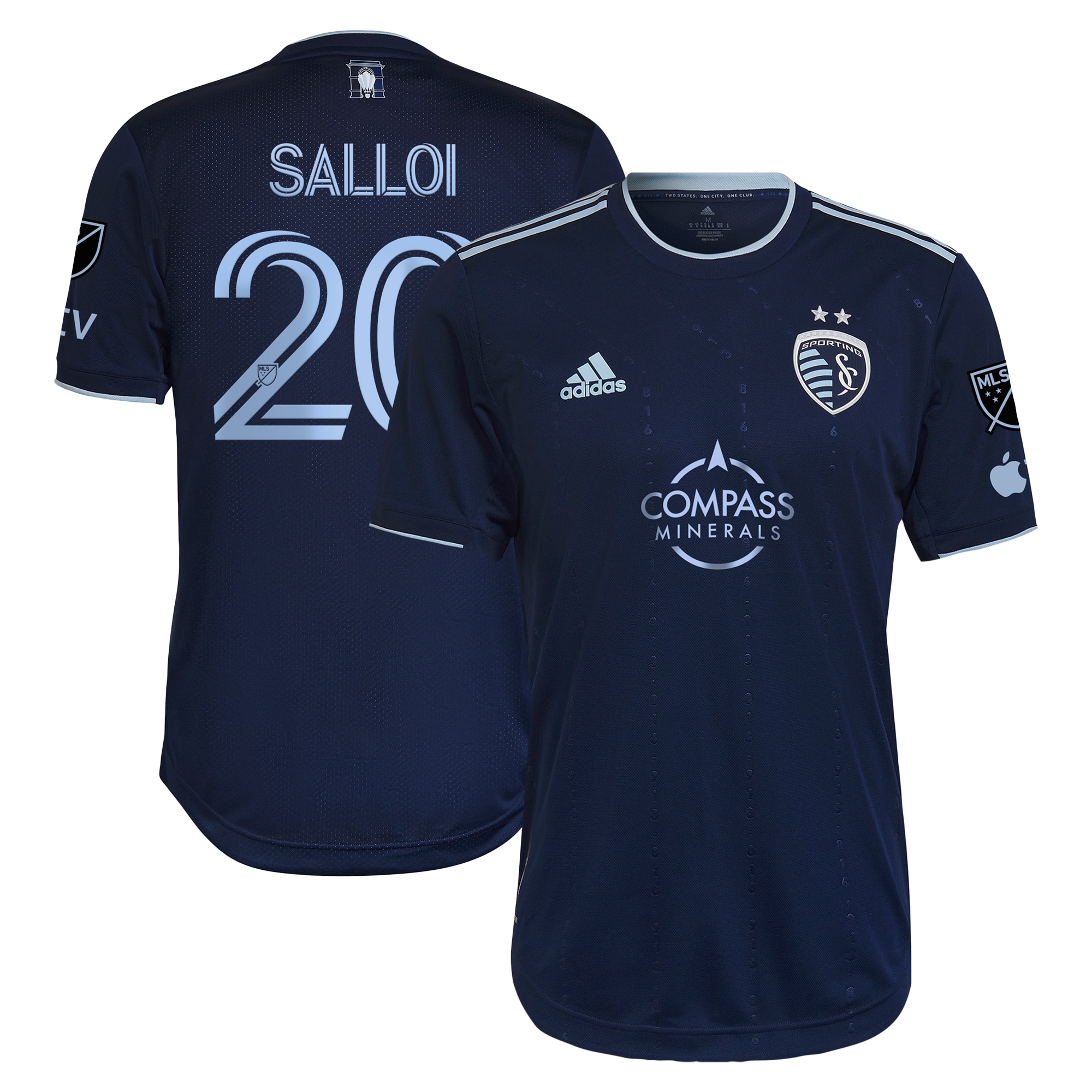 Daniel Salloi Sporting Kansas City 2023 State Line 3.0 Authentic Player Jersey – Blue